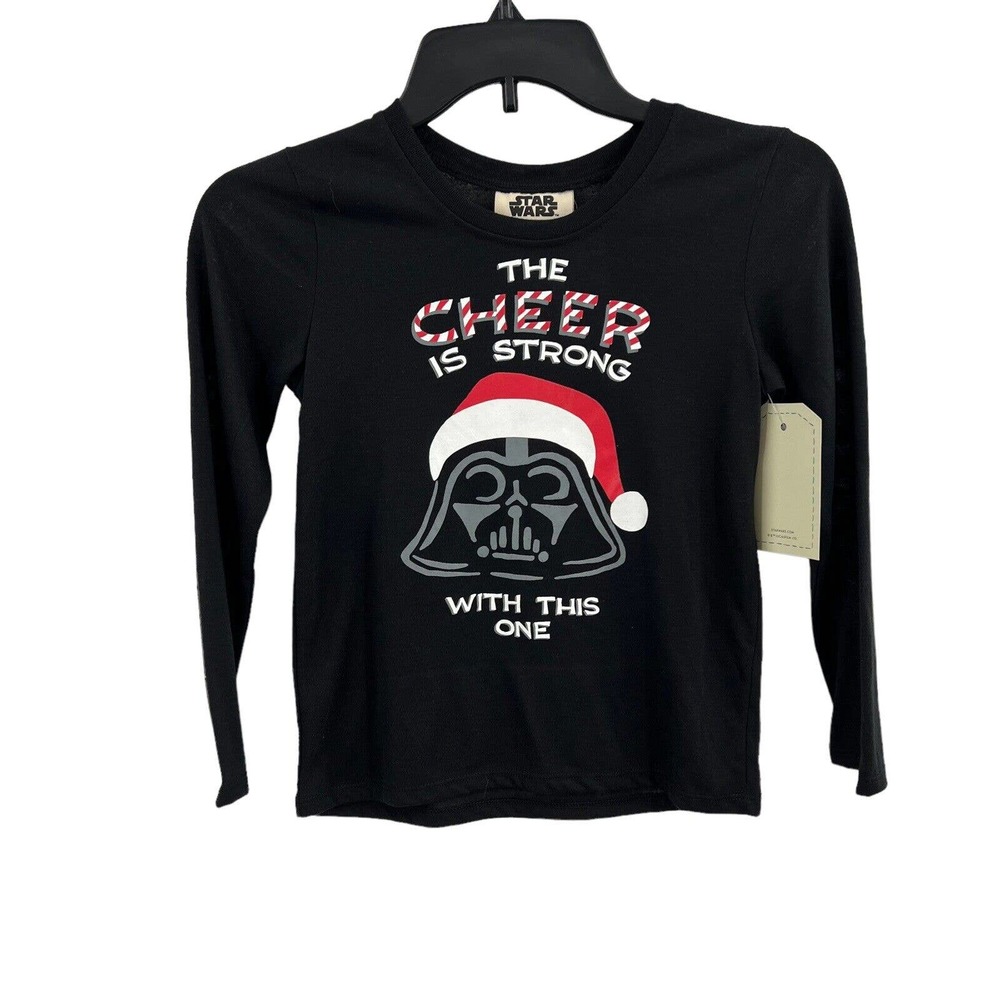 Munki Munki Kids Darth Vader‎ Christmas Pajama Top Size 8 New